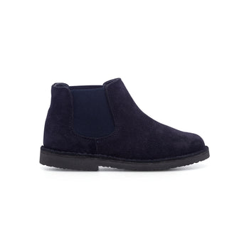 Stivaletti blu navy in pelle scamosciata da bambino Weep & Smile, Scarpe Bambini, SKU k261000018, Immagine 0